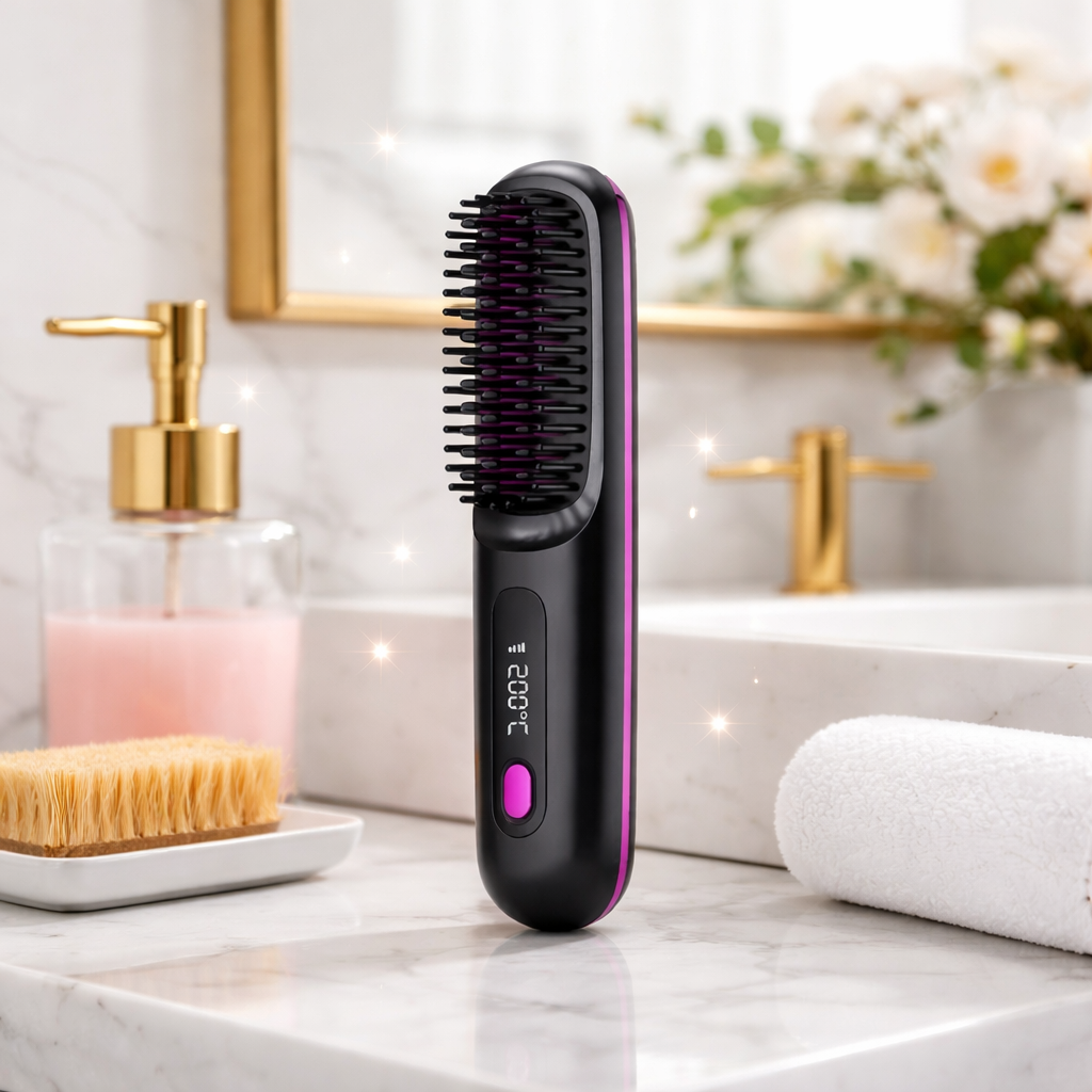 GlowBrush - Portabel stylingborste